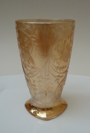 Jeannette Glass Floragold Louisa water tumbler