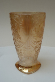 Jeannette Glass Floragold Louisa water glas