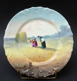 Limoges porseleinen sierbord Frans Landleven