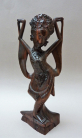 Balinese wood carved dancer
