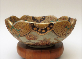 Japanse Satsuma pottery schaal