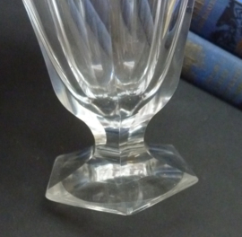 Victorian hexagonal base Jelly glasses