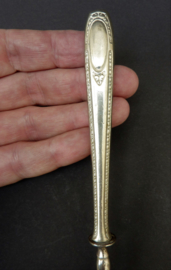 Victorian silver plated bread fork