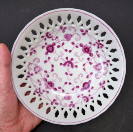 August Warnecke China Purpur schaal