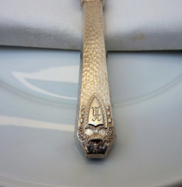 French silver plated master butter knife