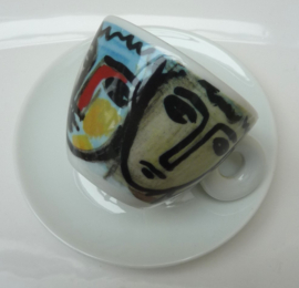 Illy Collection 1993 Sandro Chia Facce Italiane espresso cup 800