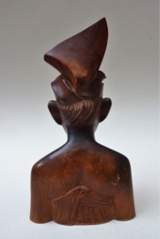 Balinees houtsnijwerk buste Bruidegom
