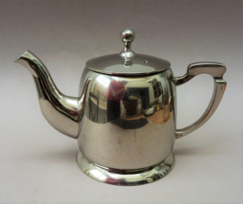 Art Deco style silver plated teapot