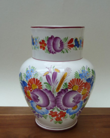 Chodovia Folk Art handbeschilderde bloemen vaas