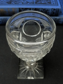 Irish or English square base rummer early 19th century