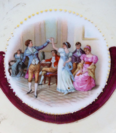 Two 19th century Vienna wall plates