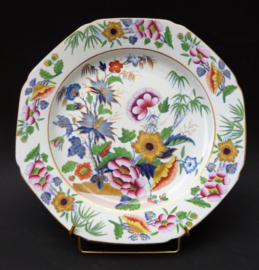 Hicks and Meigh Brittanica Dresden China transferware bord