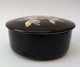 Villeroy Boch Black Forest Orchid porcelain lidded box