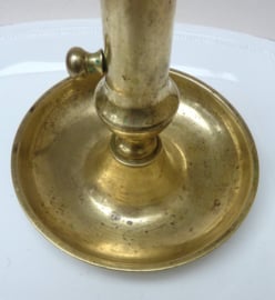 Brass ejector chamberstick 19th century