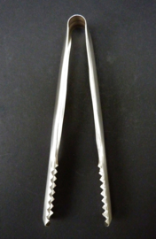 Silver plated Mid Century Modern ice tongs