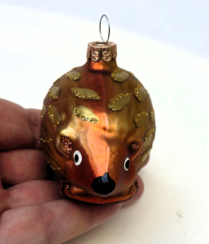 Vintage kerstornament Egel