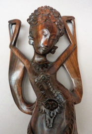 Balinese wood carved dancer