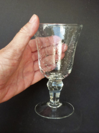 Biot France Traditional  bubbeltjesglas wijnglas Transparant