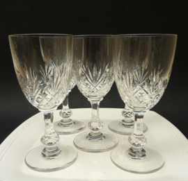 St Louis Massenet crystal wine glasses