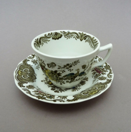 Ridgway Windsor multicolour green cup with saucer