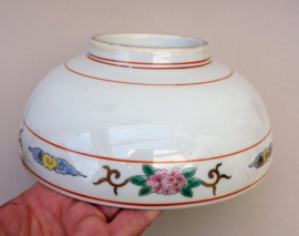 Yamatoku Japan porcelain bowl Birds of Paradise