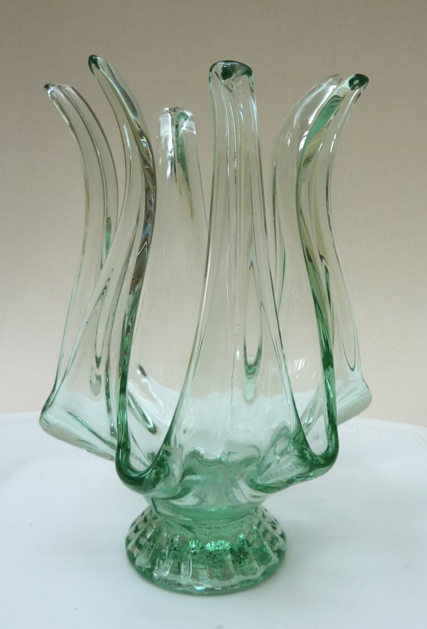 Waxinelichthouder Tulp model gerecycled glas