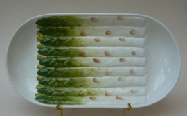 Italiaanse faience aspergeschaal