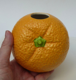 Keramisch Sinaasappel vaasje