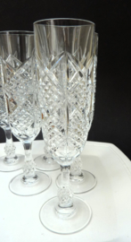 Cristal d'Arques Durand kristallen flutes Palais
