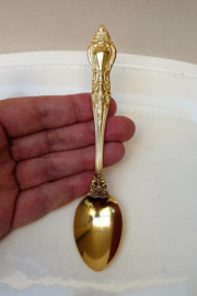 Royal Sealy Japan Hollywood Regency gold plated coffee spoons
