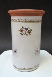 French faience wine cooler Decor Moustiers