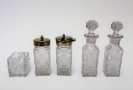 Art Nouveau menage stel cruet set