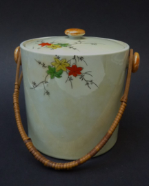 Japanse Art Deco lusterware porseleinen koekjespot