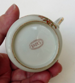 Eades Japan Early Showa demitasse cup with saucer