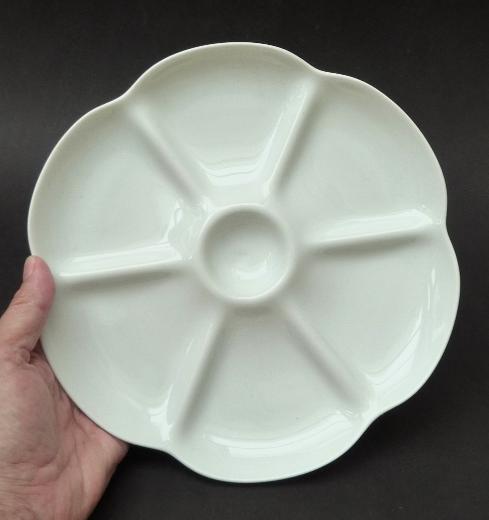 Hutschenreuter Tavola bianco porseleinen oesterbord