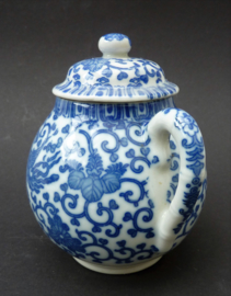 Japanse blauw witte Phoenix ware porseleinen suikerpot met deksel