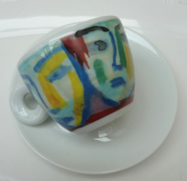 Illy Collection 1993 Sandro Chia Facce Italiane espresso cup 819