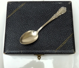 French Rococo style silver plated coffee spoons