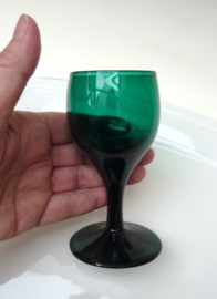 English green wine glass Georgian 19th century