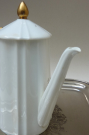 Wedgwood antieke ivoorkleurige koffiepot