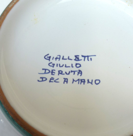 Deruta Gialletti Giulio salad bowl