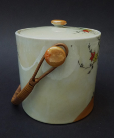 Japanse Art Deco lusterware porseleinen koekjespot