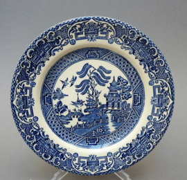 Blue Willow ironstone bread plates