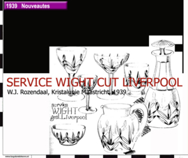 Kristalunie wijnglazen Wight Liverpool
