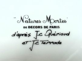 Cheese plates Decors de Paris Natures Mortes Les Fromages