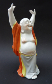 Chinese porcelain Budai with raised arms