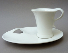 Zellerfeld porcelain cup with saucer