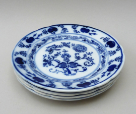 Antique Dutch Mosa porcelain Blue Onion plates