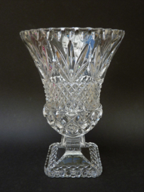 Vintage cut crystal vase