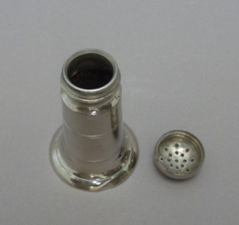 Antique nickel silver salt shaker